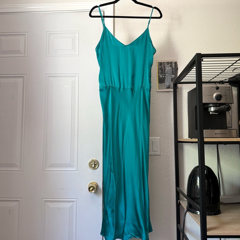 Mes Demoiselles Teal Maxi Dress